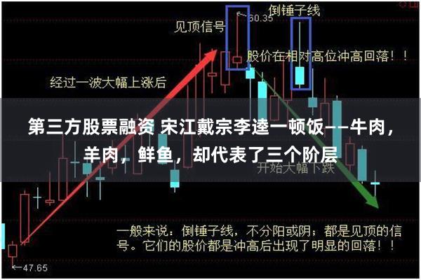 第三方股票融资 宋江戴宗李逵一顿饭——牛肉，羊肉，鲜鱼，却代表了三个阶层