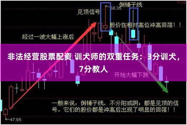 非法经营股票配资 训犬师的双重任务：3分训犬，7分教人