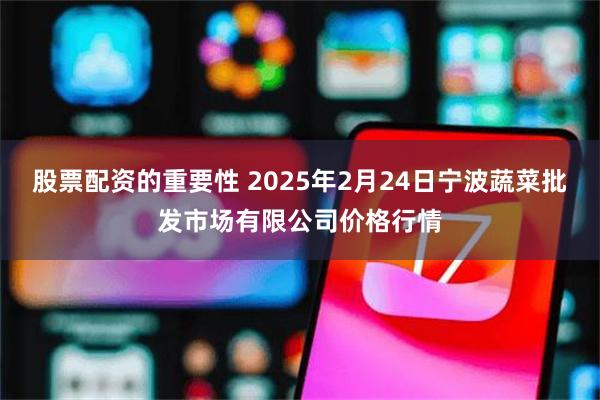 股票配资的重要性 2025年2月24日宁波蔬菜批发市场有限公司价格行情