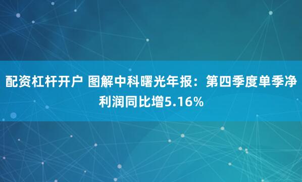 配资杠杆开户 图解中科曙光年报：第四季度单季净利润同比增5.16%