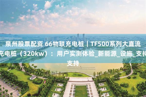 泉州股票配资 66物联充电桩｜TF500系列大直流充电桩（320kw）：用户实测体验_新能源_设施_支持